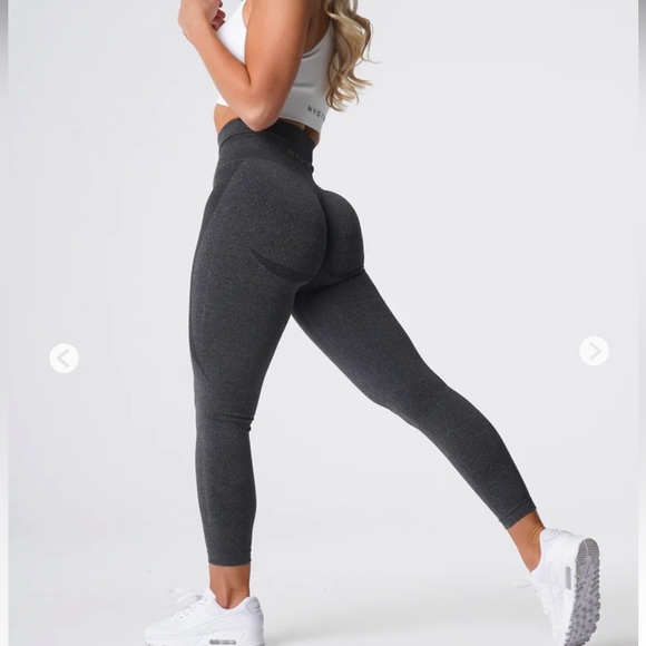 NVGTN Black Speckled Contour Seamless Leggings - Picture 1 of 4